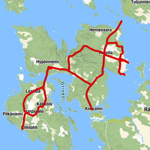 Karelianpolut / Saaristo Trail, Rääkkylä