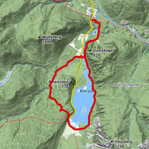 +++ Almsee  Rundwanderung, Grünau im Almtal