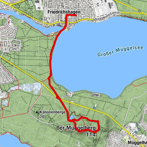 Friedrichshagen - Großer Müggelberg