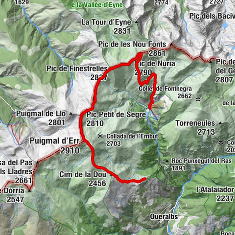 Fontalba ,Queralbs - Puigmal d'Err - Pic de Finestrelles - Núria
