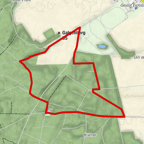 Eichstädt - Galgenberg - Zur Saubucht - Wansdorf