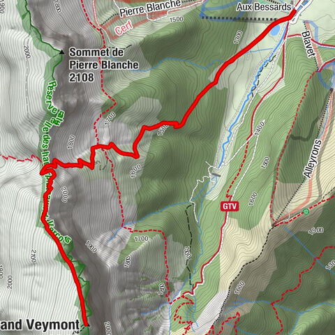 Source du Champ de l'Herse - Pas de la Ville - Grand Veymont