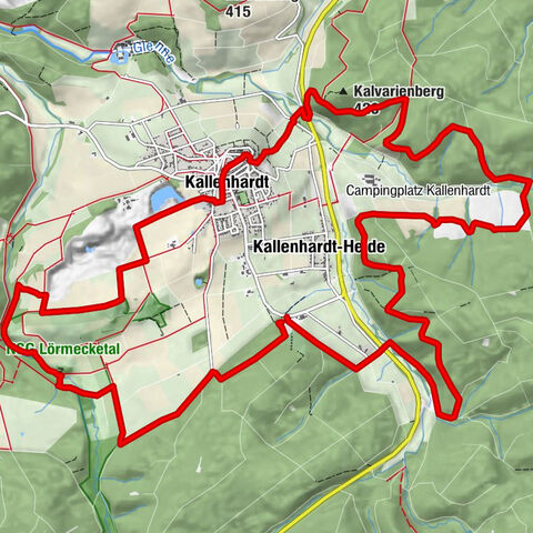 The "Rabennest Route" in and around Kallenhardt