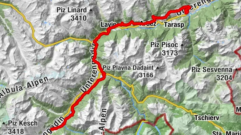 National Park Bike Marathon Stage 4: S-chanf – Scuol [SwitzerlandMobility No. 444]