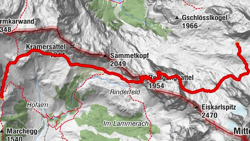 BergeSeen Trail D3: Hofpürglhütte - Adamekhütte