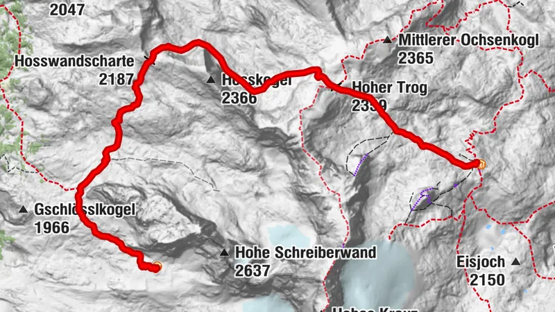 MountainsLakes Trail D4: Adamekhütte - Simonyhütte