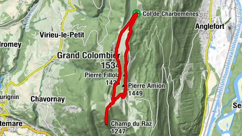 Hike: on the ridge of the Grand Colombier (circuit des crêtes)