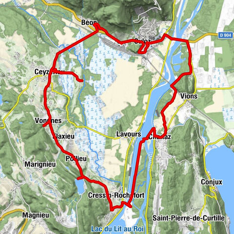 Cycling tour : Marshes and vineyards in Bugey