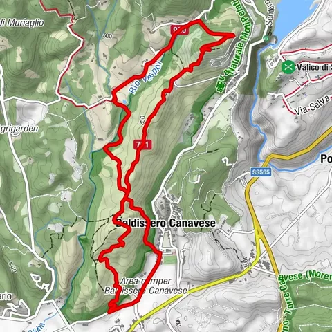 BALDISSERO CANAVESE The Monti Pelati nature reserve