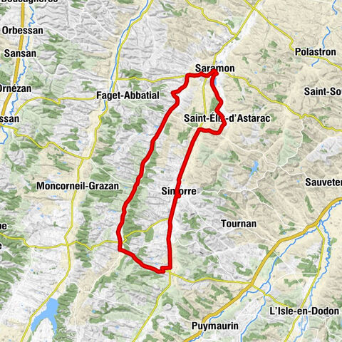 Discovery of the Gimone hills by electric bike