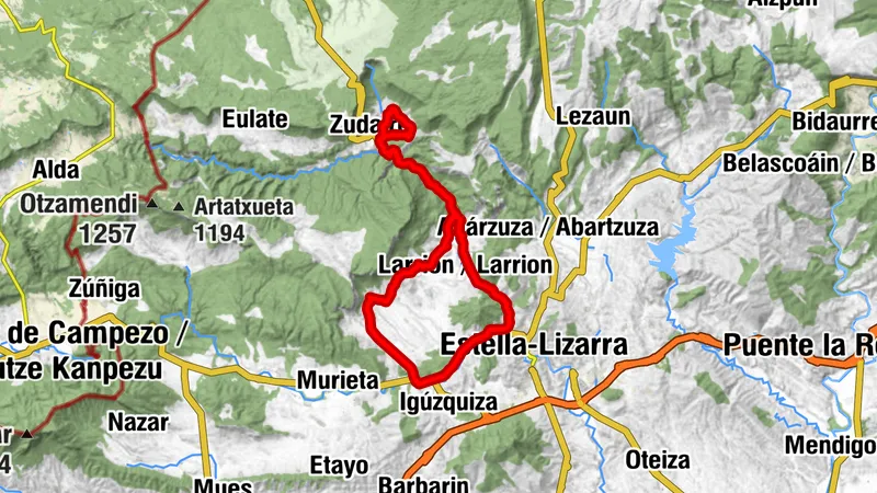 Valle de Allín - Camping Artaza Trasa 1