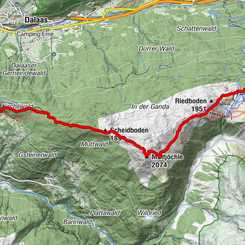 From Klostertal over the Muttjöchle back to Montafon