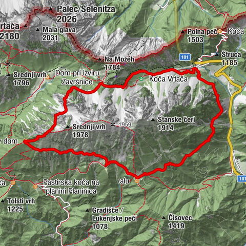 A circle from Ljubelj/Loibl