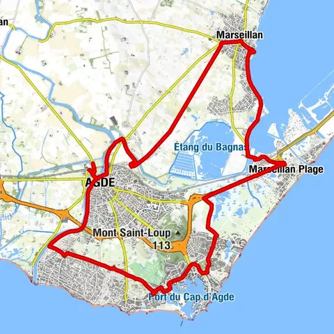 CYCLO LOOP N°24 - AGDE, FRESH AND SALT WATER