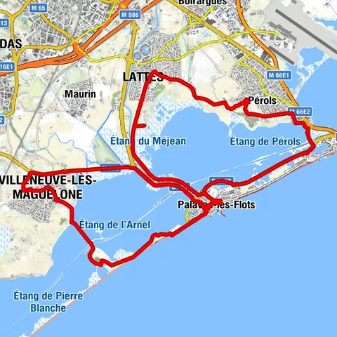 LOOP CYCLO N°27 - LES ÉTANGS PALAVASIENS