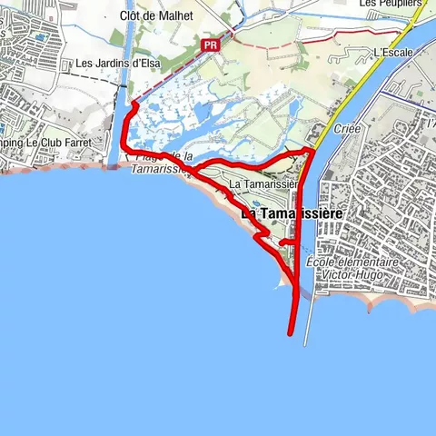 THE TAMARISSIERE HIKE IN THE SHADE OF THE PINES