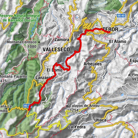 Von den Cuevas de Corcho nach Teror