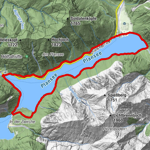 Traumhafte Panorama Plansee-Umrundung