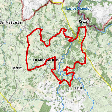 Mountain bike route no. 39 - Crozant