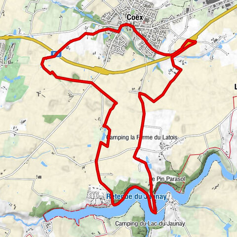 CIRCUIT DU LAC DU JAUNAY N°11