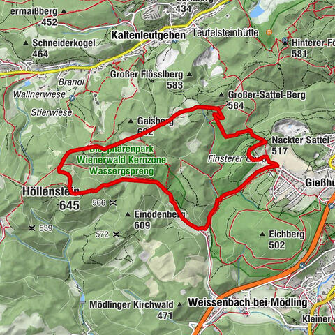 Wienerwald: Eine kleine Höllensteinrunde