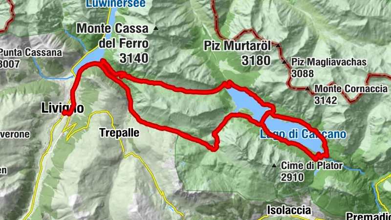 Livigno–Tour of the Lakes: Cancano–San Giacomo