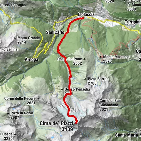 Cima Piazzi - Val Lia