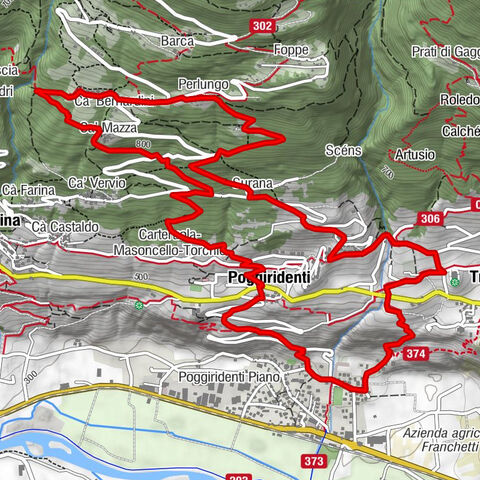 Itinerario Poggi-Montagna (bando GAL VALTELLINA)