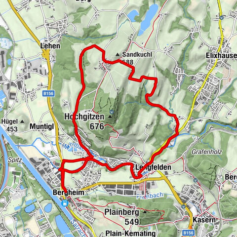 Bergheim bei Salzburg - Voggenberg Runde