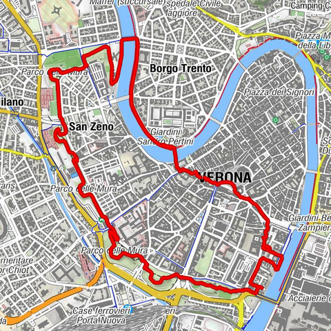 Verona Stadtmauer RDW
