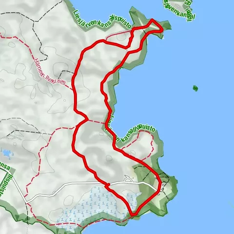 Pohjantikka trail, Tammela