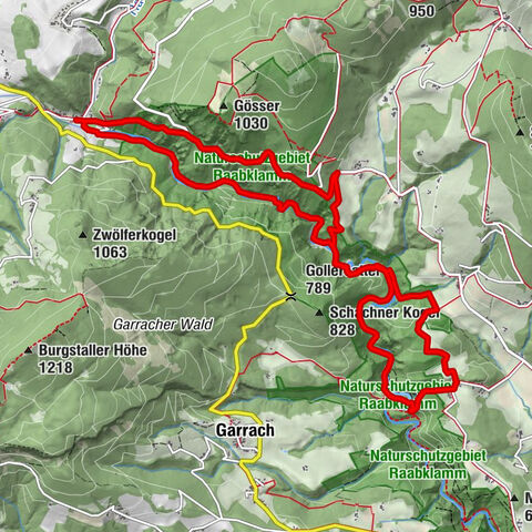 Große Raabklamm-Runde, Arzberg