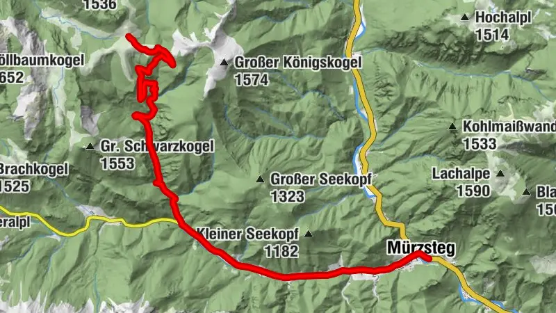 BergRadlTour auf die Dürrieglalm im Naturpark Mürzer Oberland