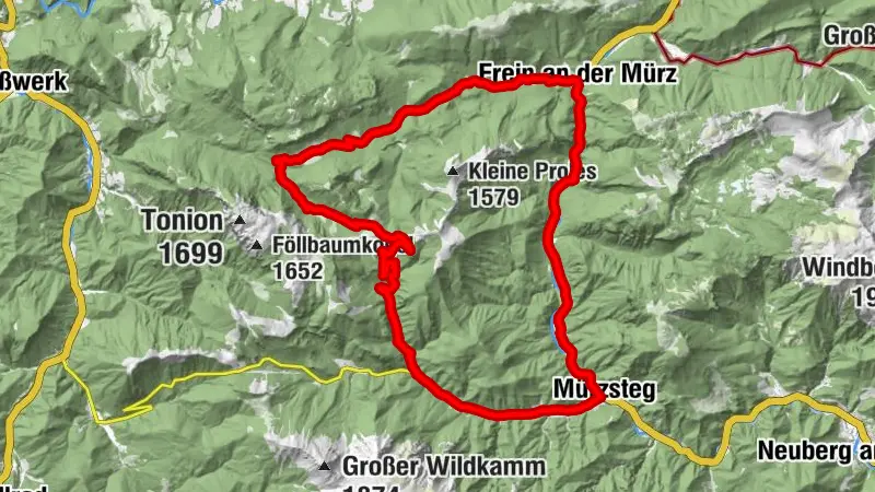 BergRadlRunde über die Mürzsteger Almen im Naturpark Mürzer Oberland