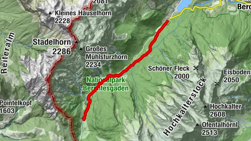 Through the Valley of the Eagles in the beautiful Berchtesgadener Land