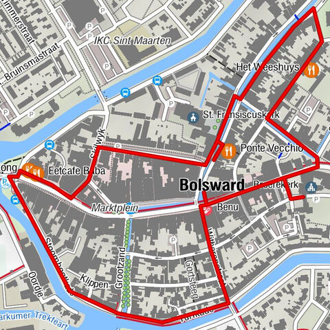 11fountains hiking route: Bolsward