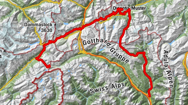 San Gottardo quattro passi Bike (Switzerland Mobility 84)