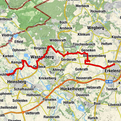 Von Erkelenz via Birgelner Urwald nach Heinsberg Kirchhoven #LL2ROM V07 (Erkelenz-Aachen 1 von 4)