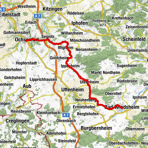 Deutsche Fachwerkstraße: Ochsenfurt - Marktbreit - Bad Windsheim