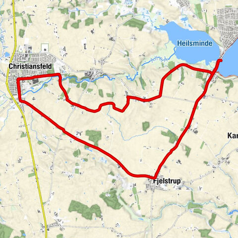 Hejlsminde - Christiansfeld und zurück