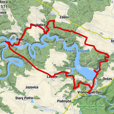 Stausee Vranov 17.10.2021