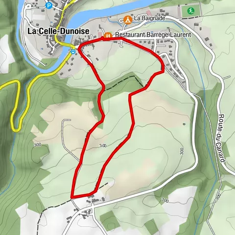 Circuit pédestre La Vallade CD1