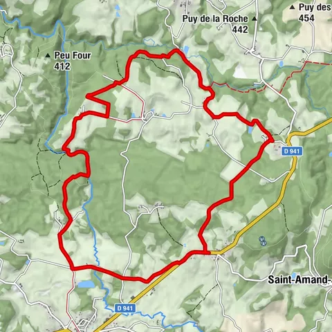 Circuit N°63 CC : Sentier "Histoire et Patrimoine" - Variante Ouest