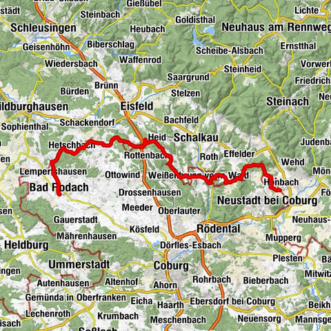 Hiking - "Green Belt Thuringia" - Stage 3