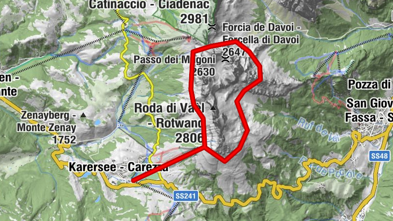 Rosengartenumrundung