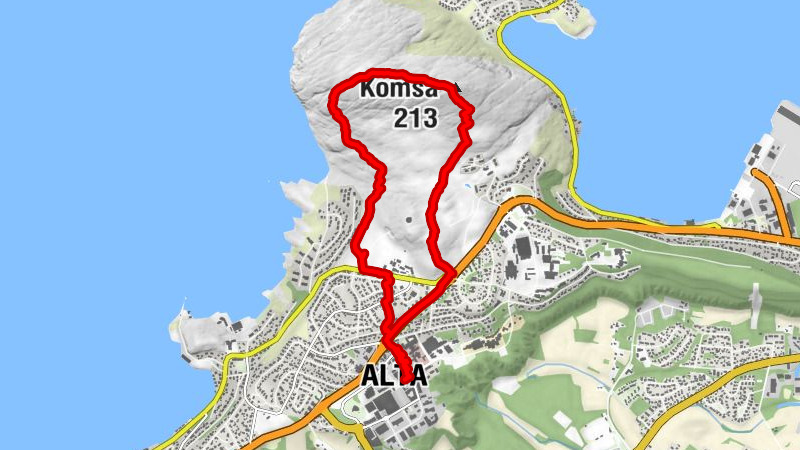 Alta - Midtbakken - Komsa