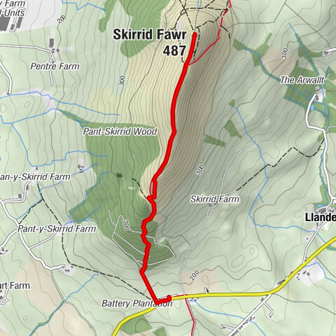 Llantilio Pertholey - Skirrid Fawr