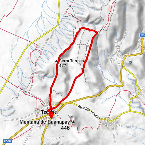 Convento de San Francisco - Iglesia de Nuestra Señora de Guadalupe - Cerro Terroso - Teguise