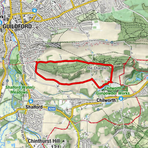 Guildford - St Martha's Church - St Martha's Hill - St. Martha