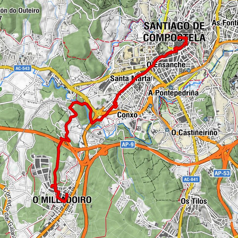 O Milladoiro - Monte Novo - Capela de Santa Marta - Santiago de Compostela